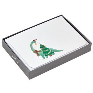 New! Dinosaur Hallmark Christmas Cards Boxed Set of 16 with Envelopes